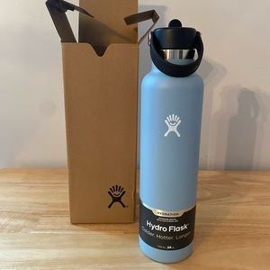 BRAND NEW - Hydro Flask 24 oz Standard Mouth Water Bottle with Flex Cap - RAIN